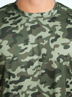 Camouflage Half Sleeves Men’s Dri Fit T-Shirt (TEE-120)