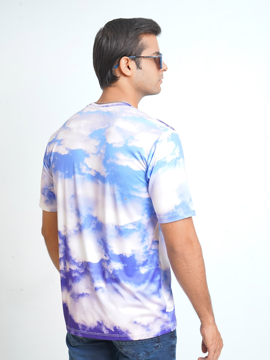 Multi Color Printed Half Sleeves Men’s Dri Fit T-Shirt (TEE-122)