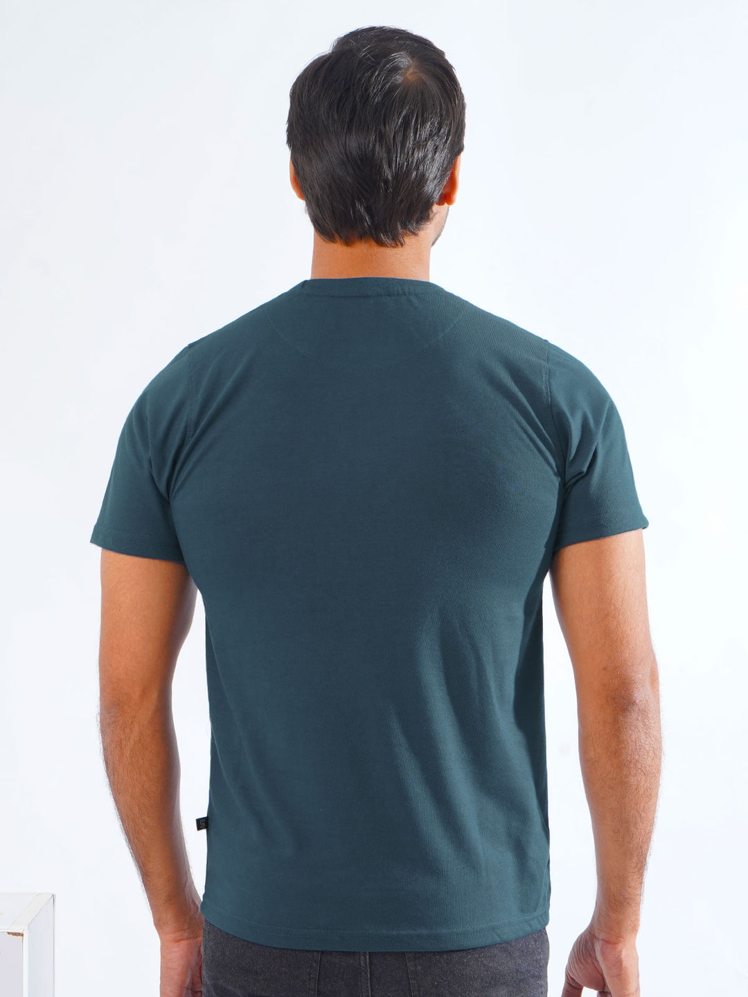 Poseidon Plain Half Sleeves Men’s Round Neck T-Shirt (TEE-197)