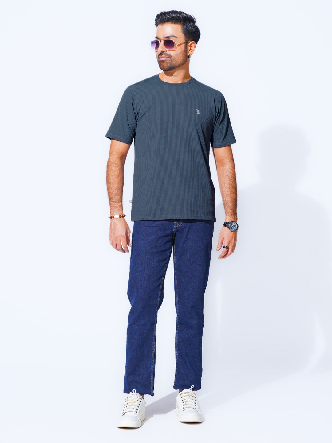 Blue Self Premium Dry Fit Crew Neck T-Shirt (TEE-225)