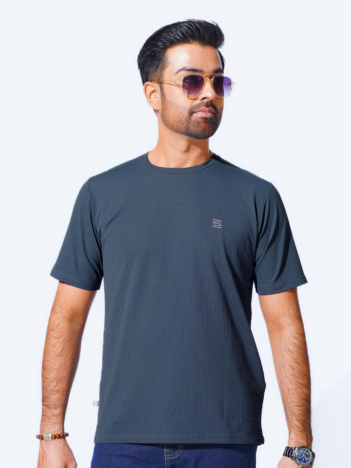 Blue Self Premium Dry Fit Crew Neck T-Shirt (TEE-225)