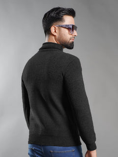 Black Imported Men’s High Neck (TNS-004)