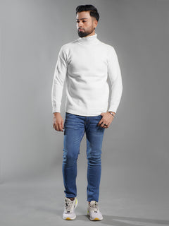 White Imported Men’s High Neck (TNS-005)