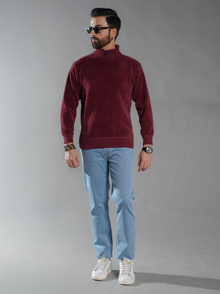 Maroon Imported Men’s High Neck (TNS-007)