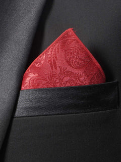 Red Designer Tie Set (TS-247)