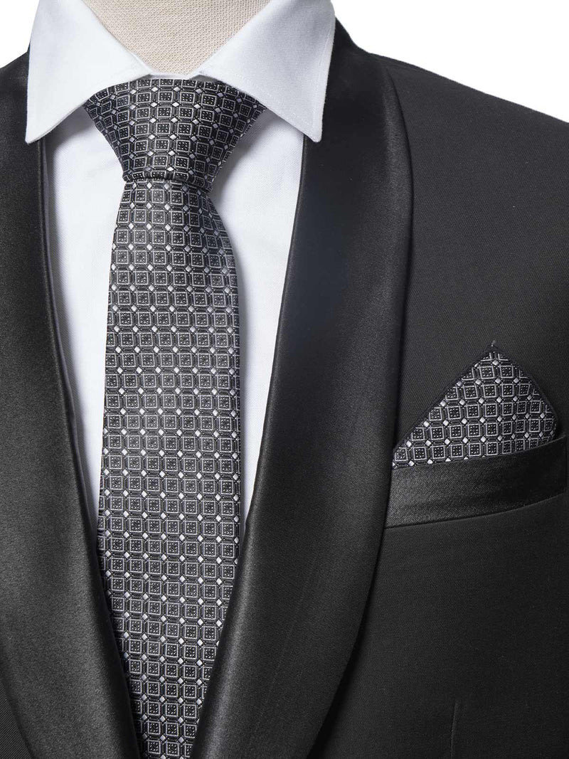 Grey Designer Tie Set (TS-261)