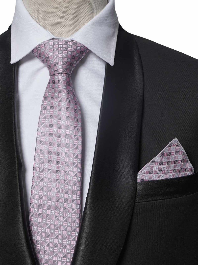 Pink Designer Tie Set (TS-269)