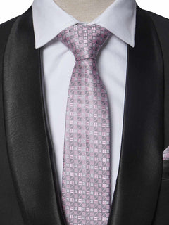 Pink Designer Tie Set (TS-269)