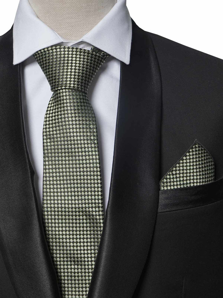 Green Designer Tie Set (TS-271)