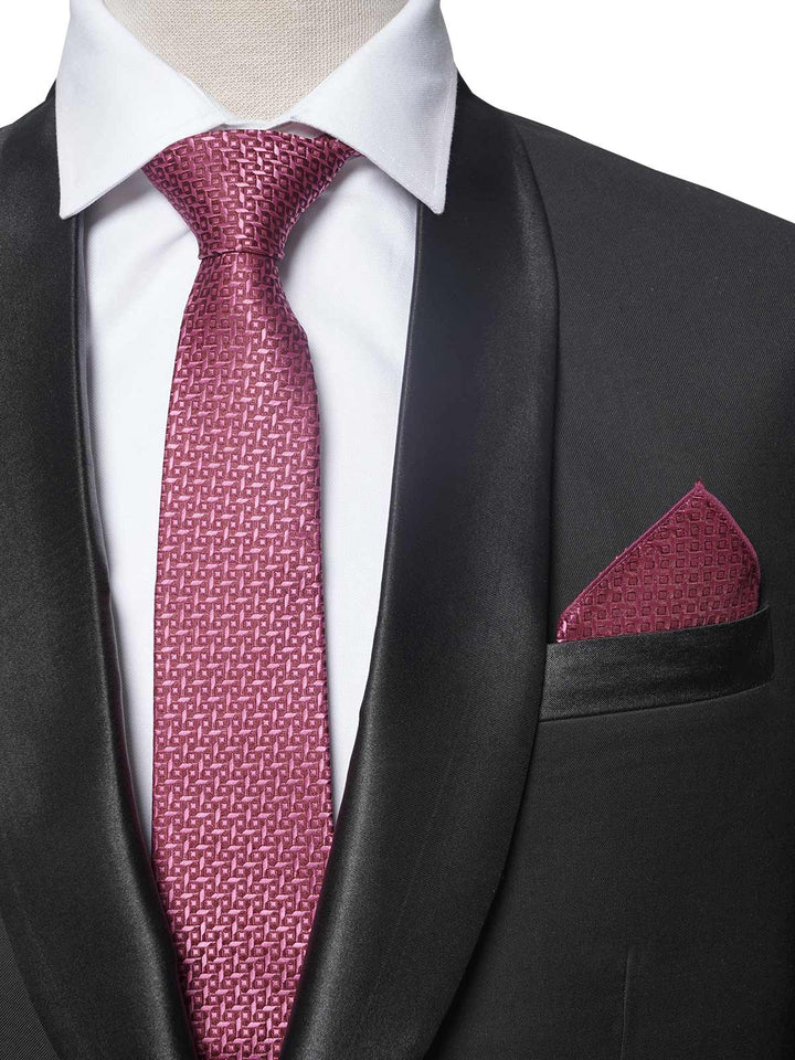 Pink Designer Tie Set (TS-284)