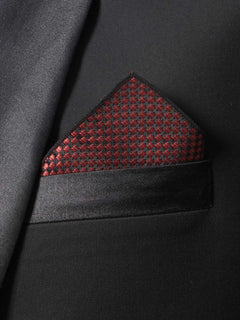 Red Designer Tie Set (TS-291)