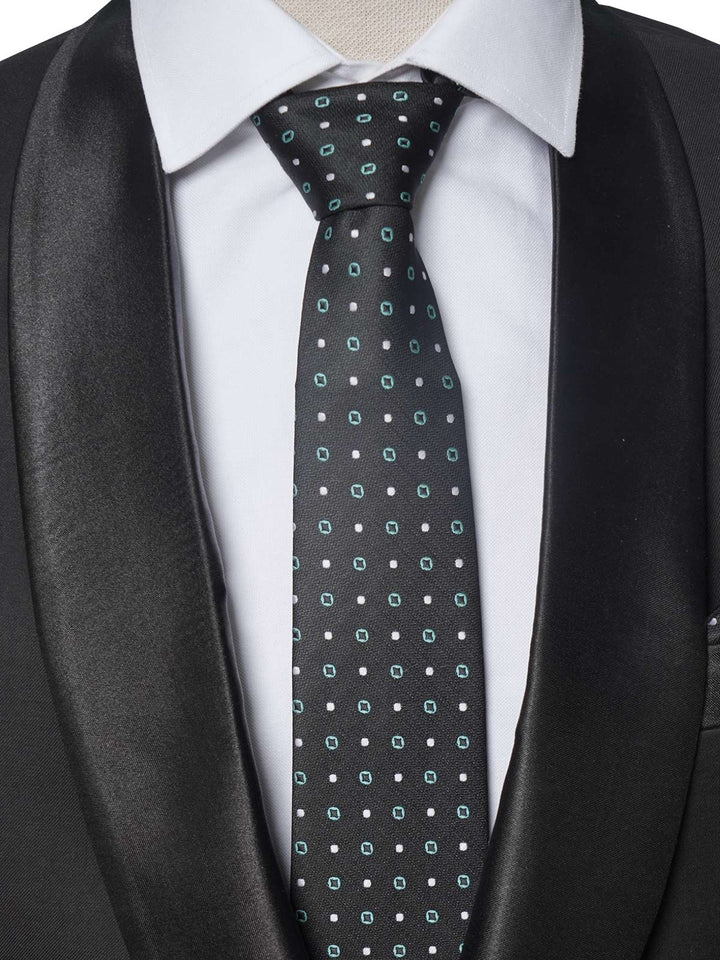 Black Designer Tie Set (TS-294)