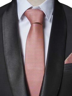 Pink Designer Tie Set (TS-298)