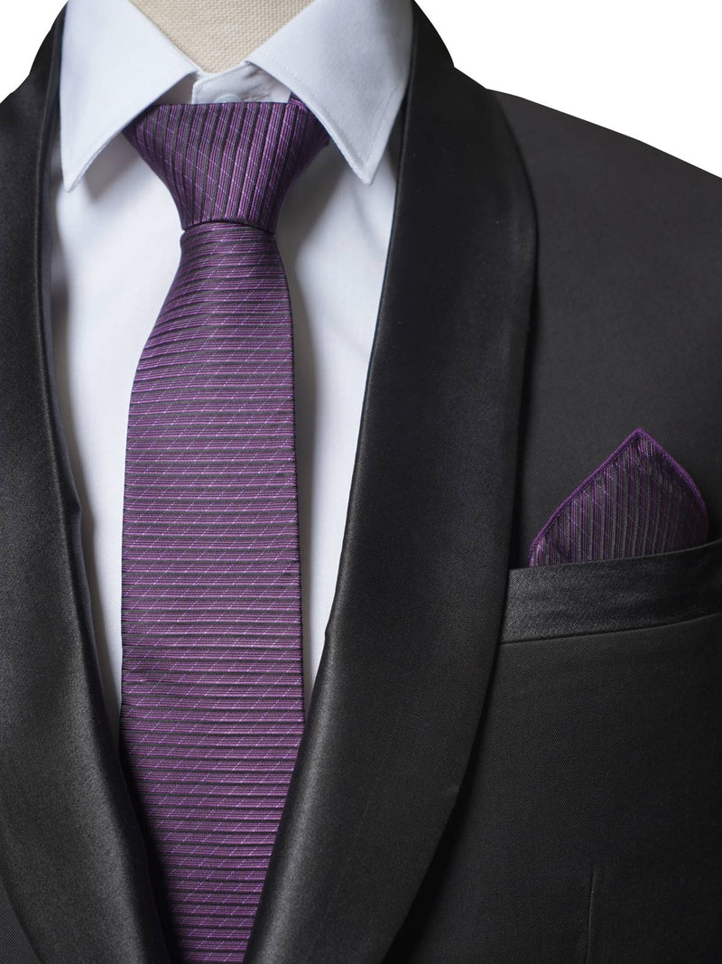 Purple Designer Tie Set (TS-309)