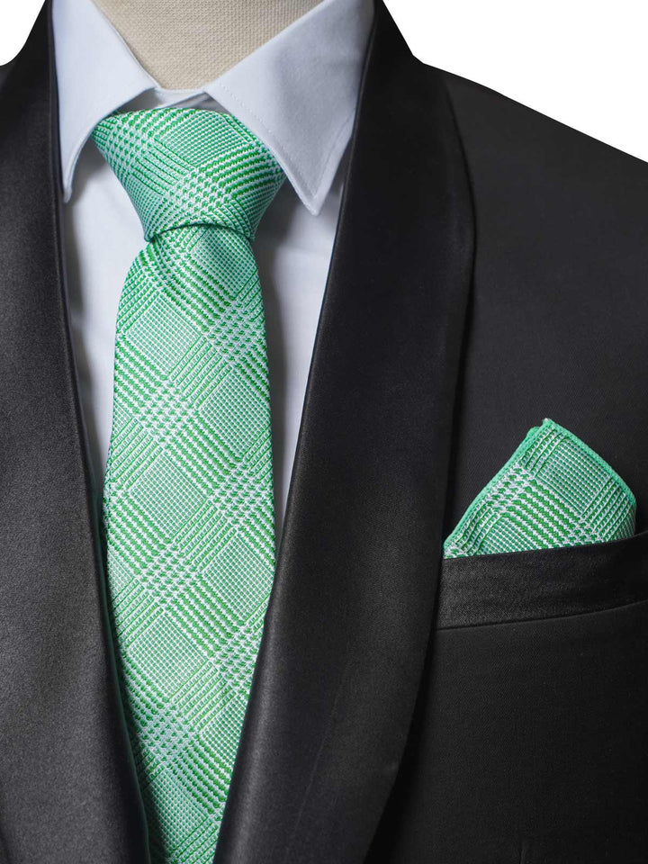 Light Green Designer Tie Set (TS-311)