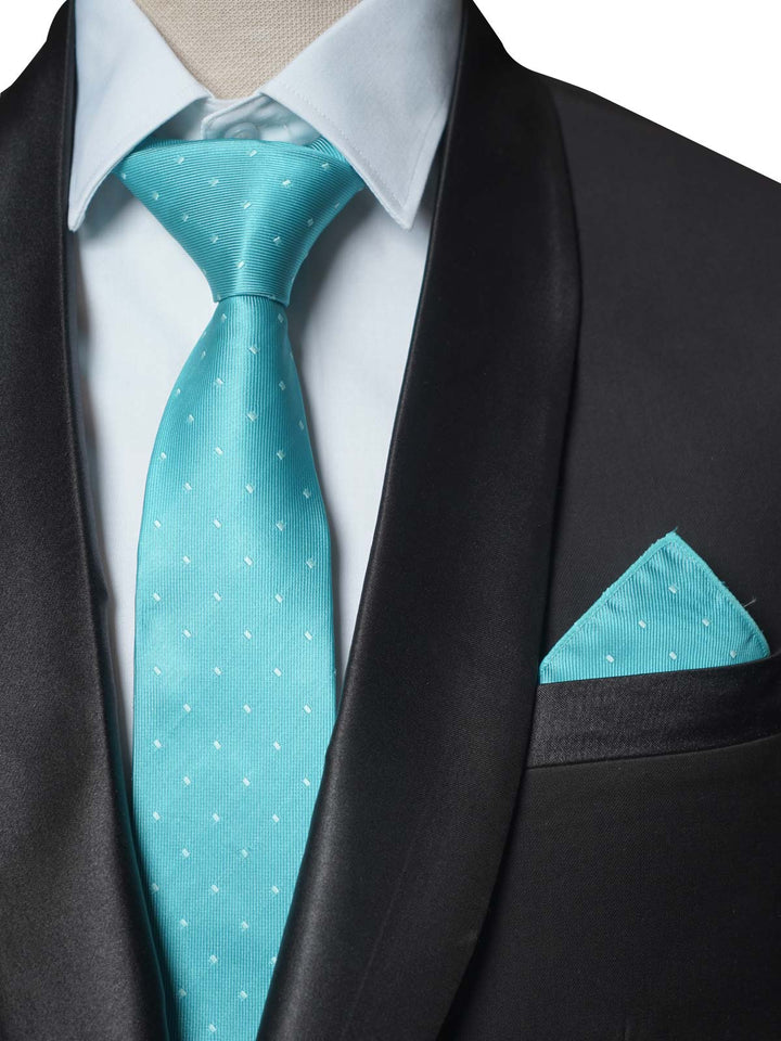 Sky Blue Designer Tie Set (TS-337)