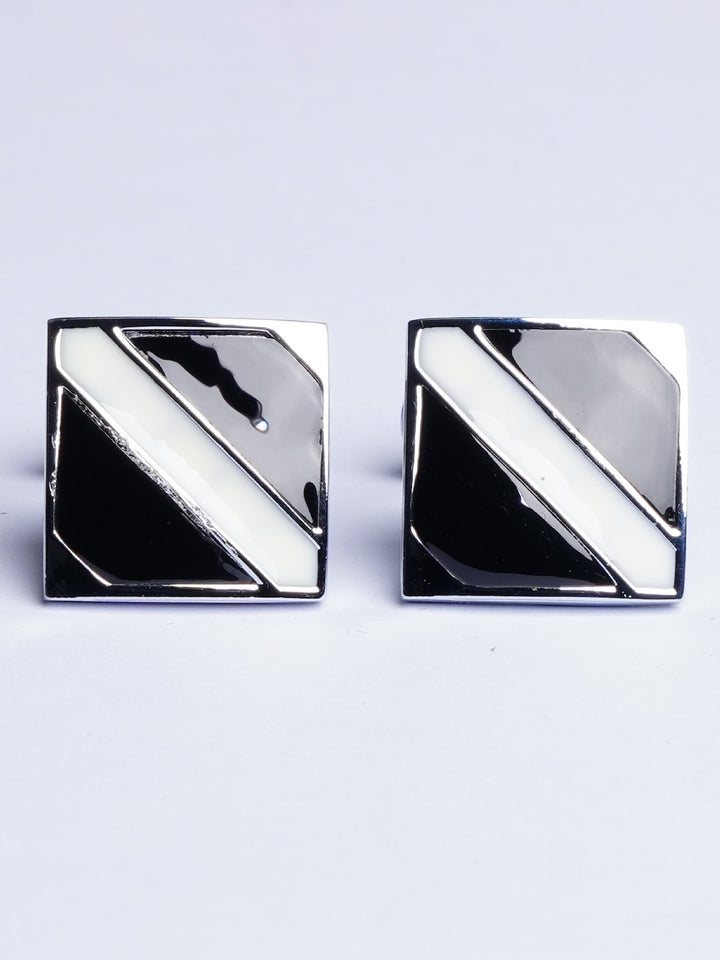 Two Tone Silver Cufflink (CUFFLINK-500)