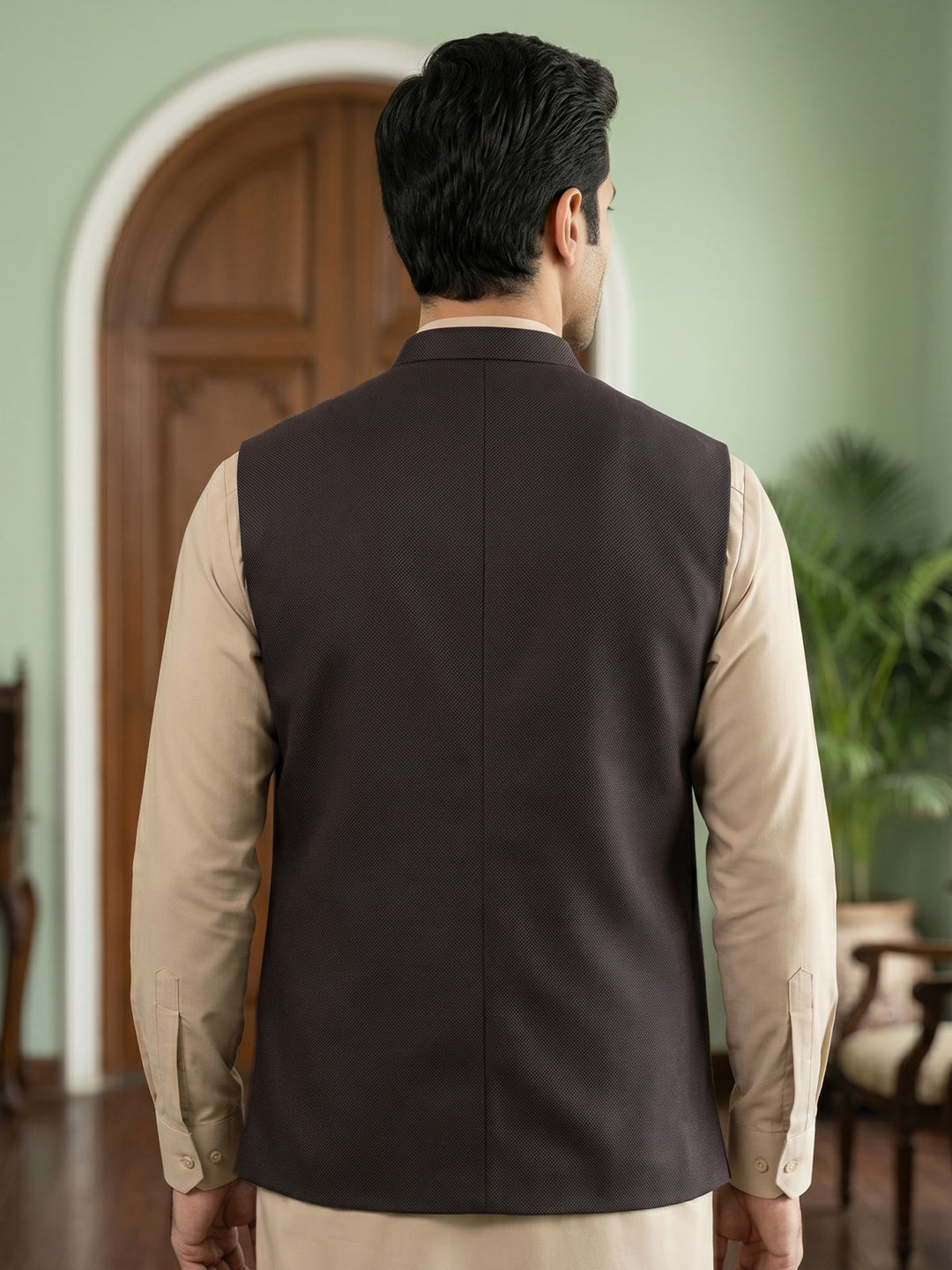 Drak Brown Waist Coat (WC-211)