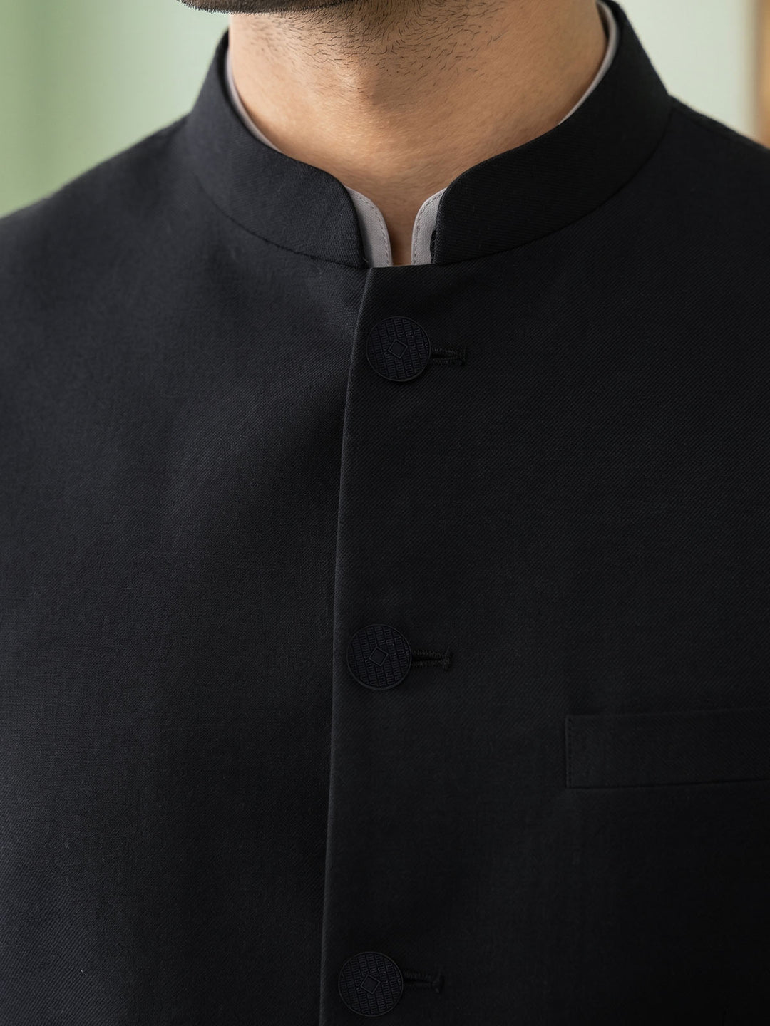 Black Waist Coat (WC-223)