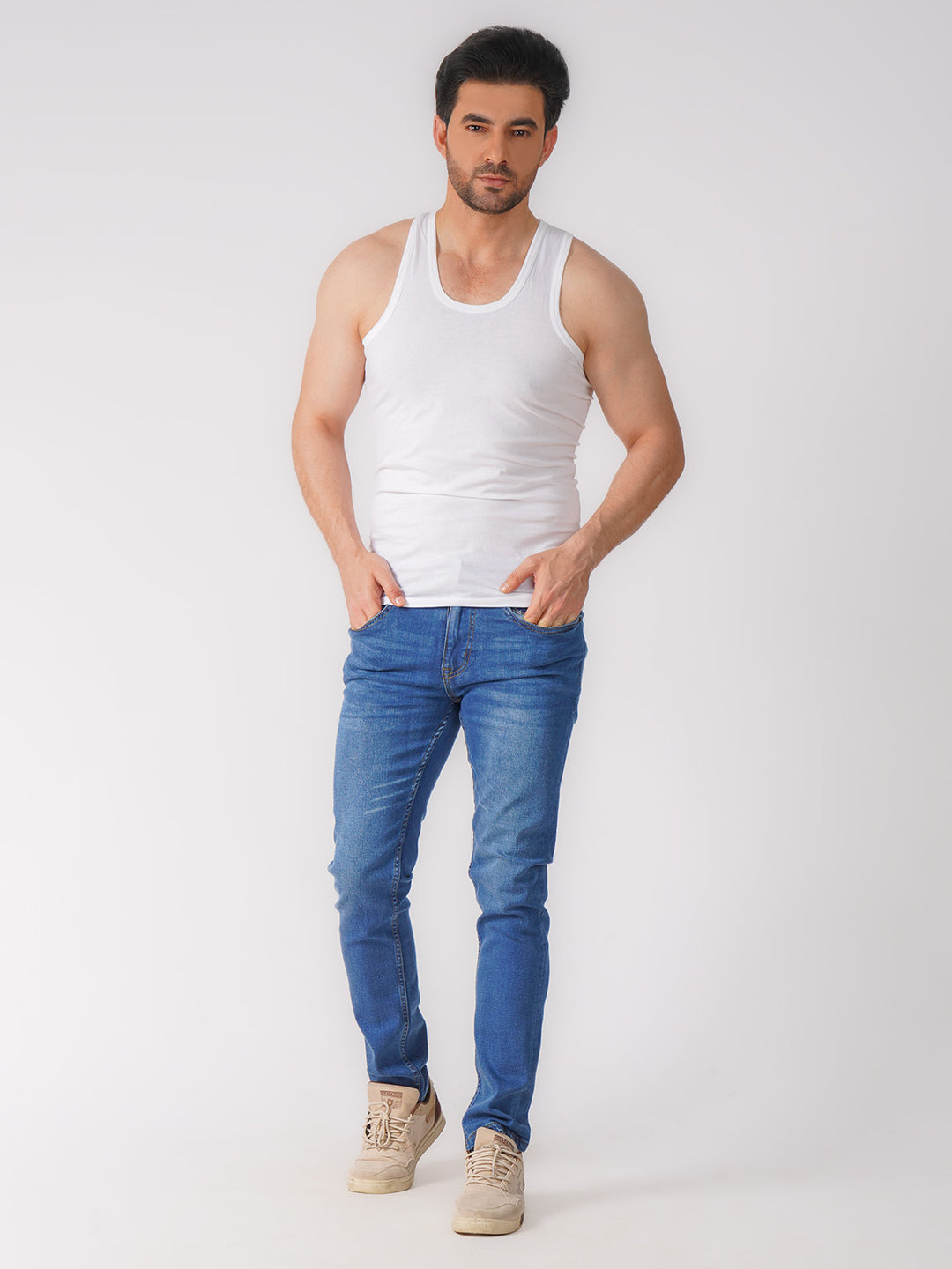 Men's Cotton Vest-002