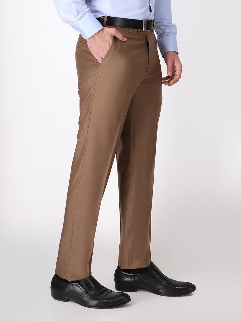 Brown Plain Formal Dress Trouser (WTR-191)