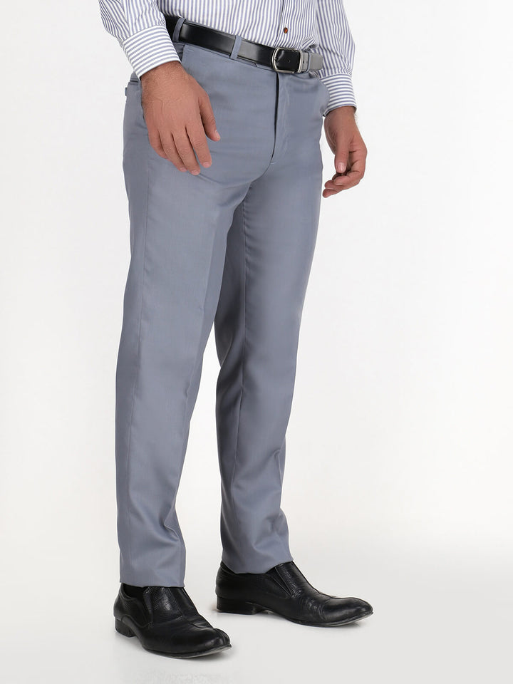 Light Grey Plain Formal Dress Trouser (WTR-208)