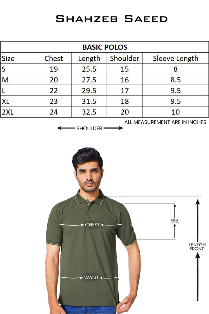 Dark Green Contrast Bird Eye Half Sleeves Polo T-Shirt (POLO-758)