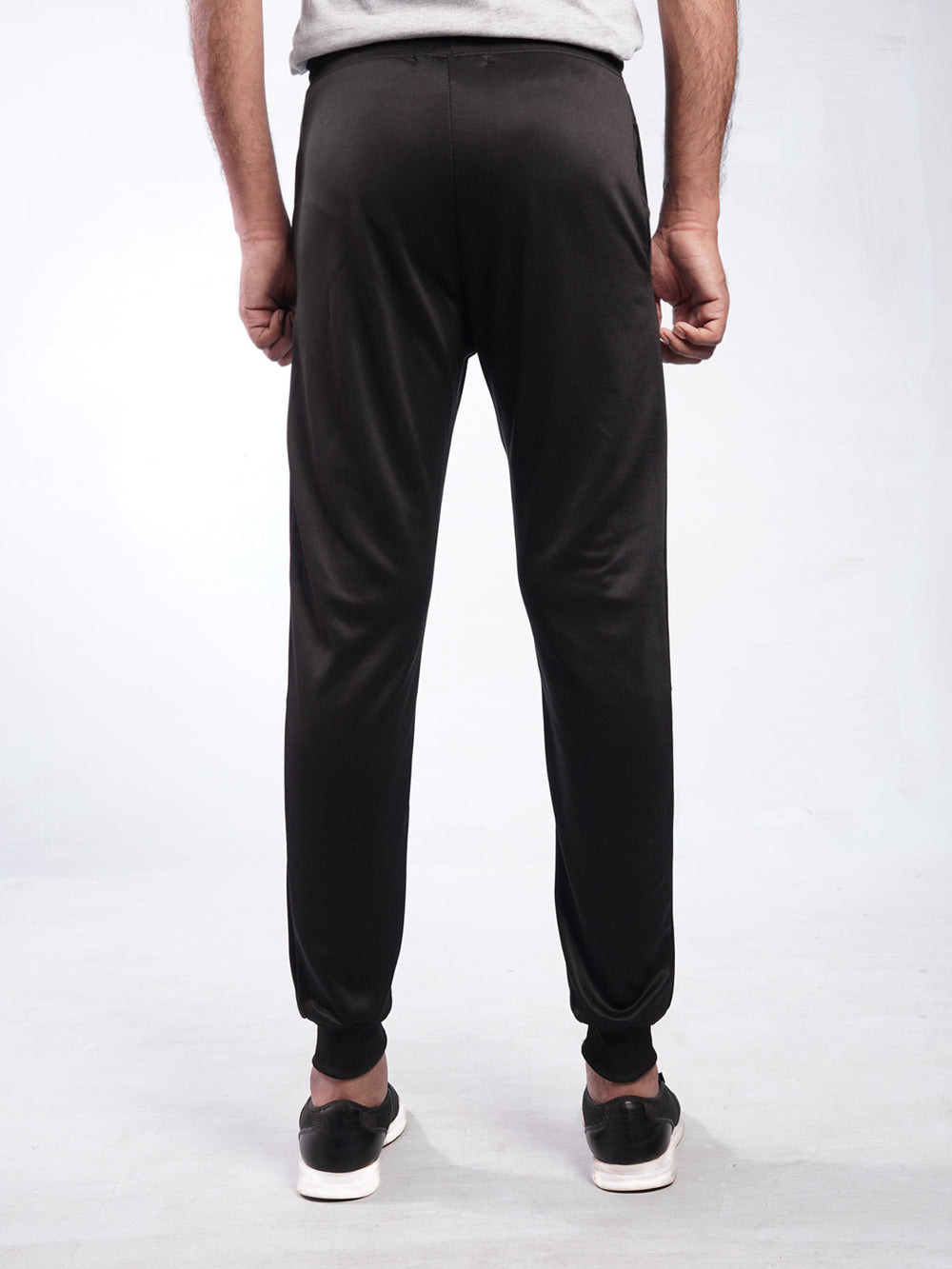 Black Plain Comfort Dri Fit Men's Lounge Pant (GFB-004)