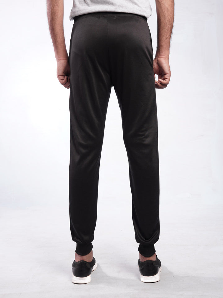 Black Plain Comfort Dri Fit Men's Lounge Pant (GFB-008)