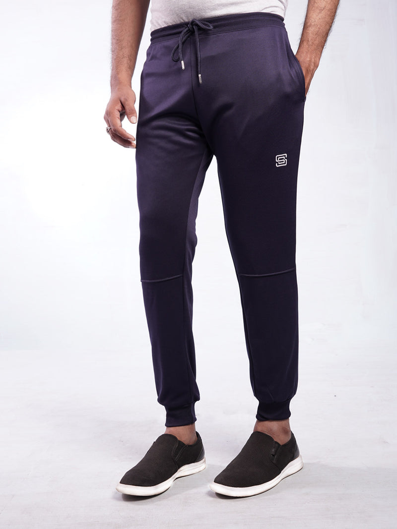 Navy Blue Plain Comfort Dri Fit Men's Lounge Pant (GFB-009)