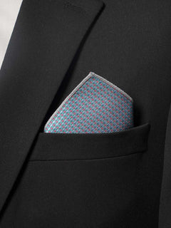 Sea Green Square Dotted Tie Set (TS-177)