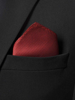 Red Plain Tie Set (TS-203)