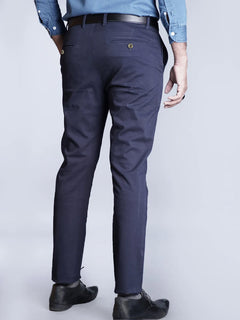 Navy Blue Plain Cotton Chino-21