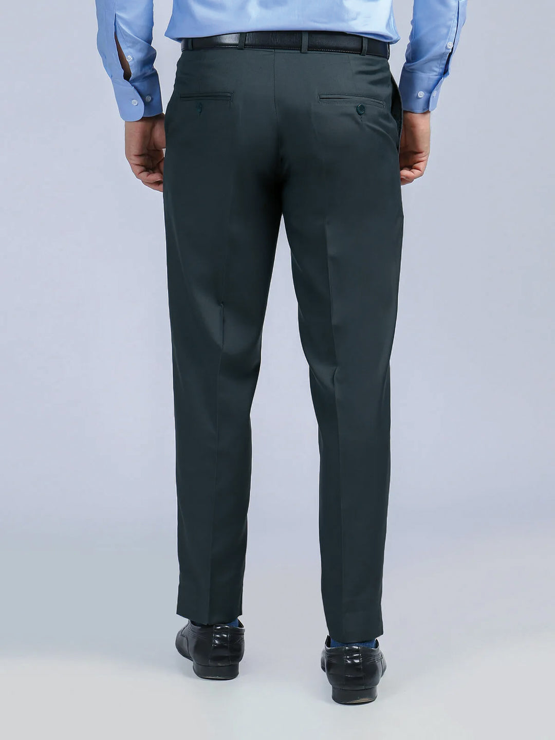 Dark Green Plain Formal Dress Trouser (WTR-283)