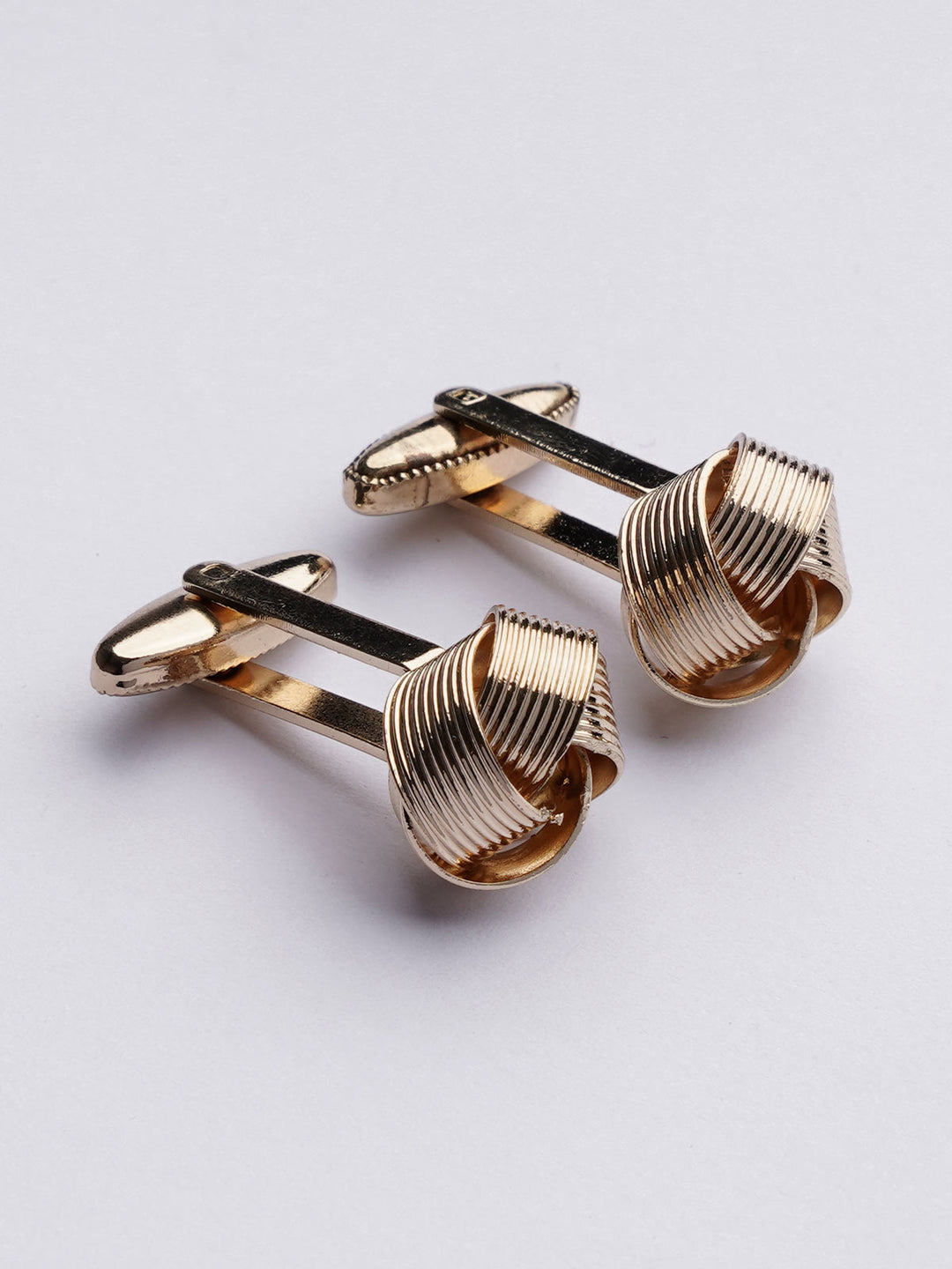 Gold Textured Antique Designer Cufflink (CUFFLINK-402)