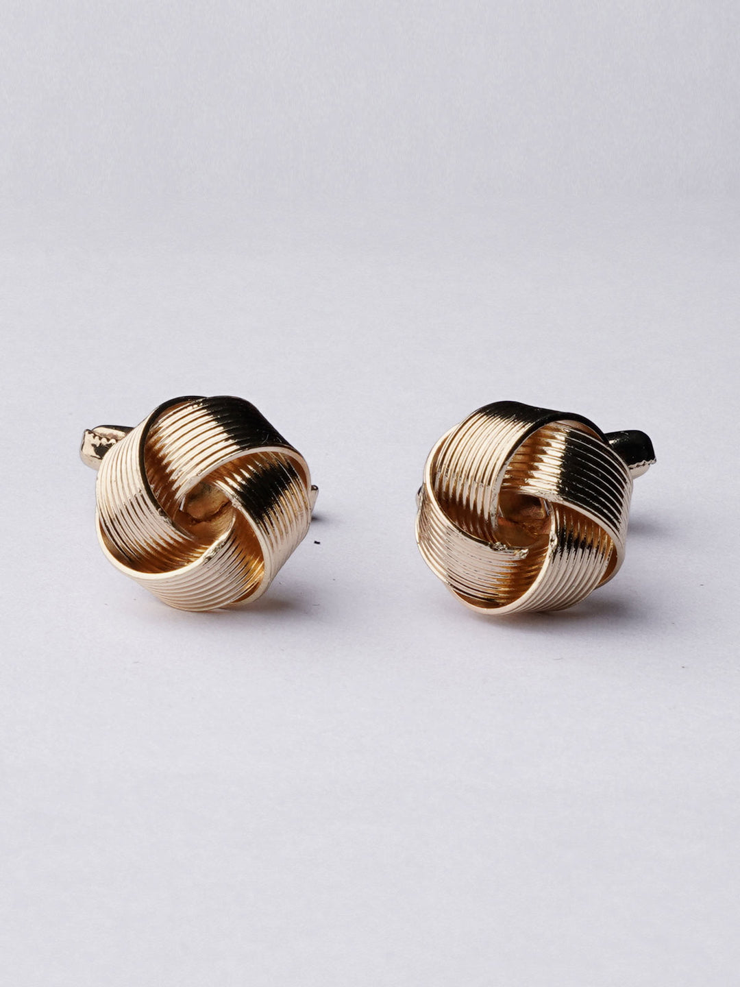 Gold Textured Antique Designer Cufflink (CUFFLINK-402)