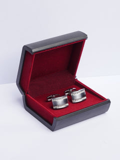 Rectengular Silver Cufflink (CUFFLINK-439)