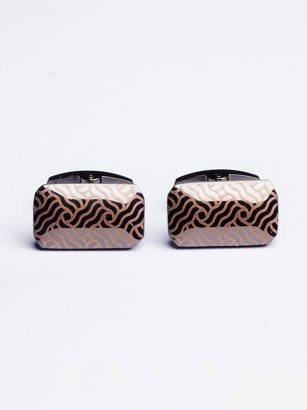 Black Designer Cufflink (CUFFLINK-440)