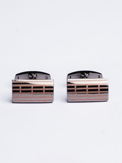 Rectangular Black Cufflink (CUFFLINK-442)