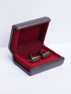 Rectangular Black Cufflink (CUFFLINK-442)