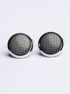 Oval Silver Cufflink (CUFFLINK-450)