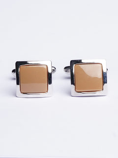 Square Shaped Silver Cufflink (CUFFLINK-452)