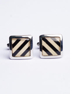 Two Tone Silver Cufflink (CUFFLINK-462)