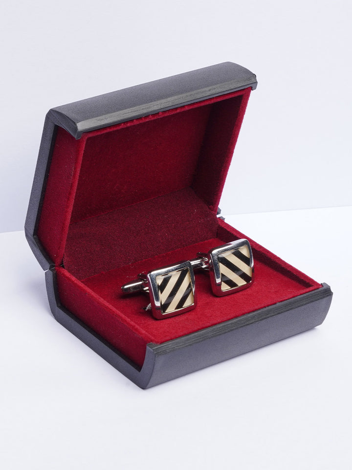 Two Tone Silver Cufflink (CUFFLINK-462)