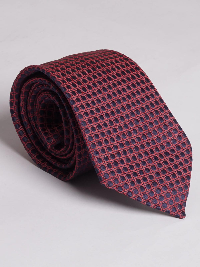 Pink With Round Style Tie (TIE-621)