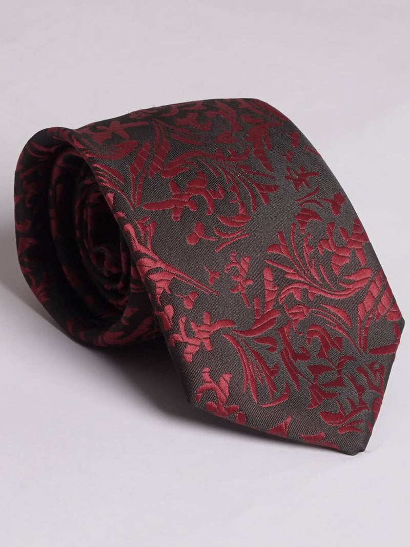 Maroon Designer Tie (TIE-631)