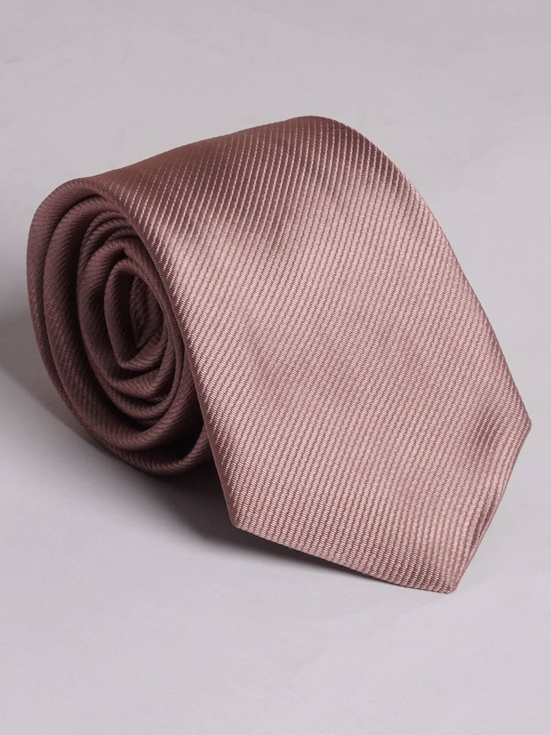 Tea Pink Plain Tie (TIE-666)