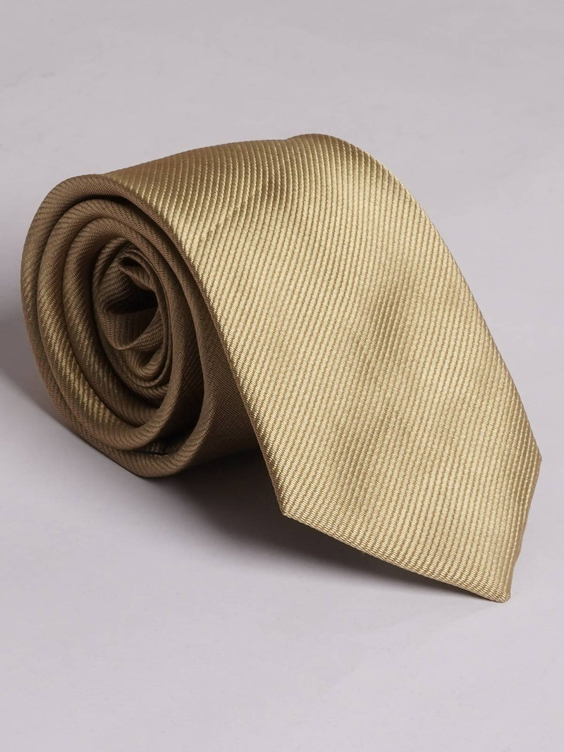 Golden Plain Tie (TIE-682)