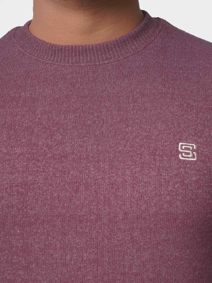 Maroon Men’s Fleece Sweat Shirt (TEE-98)