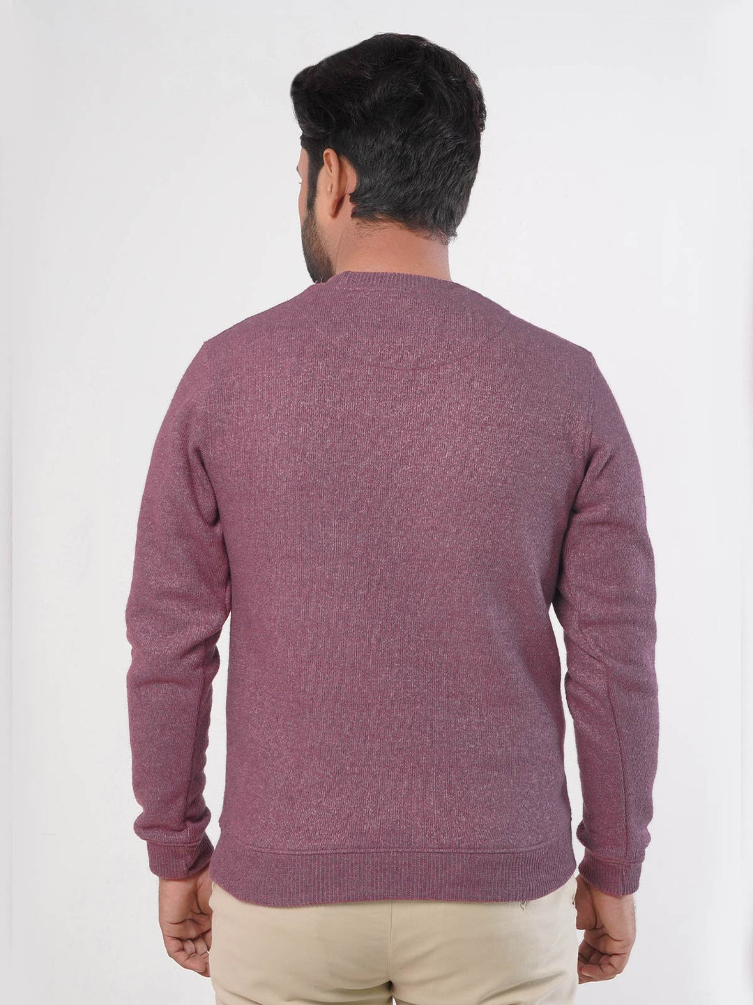 Maroon Men’s Fleece Sweat Shirt (TEE-98)